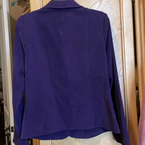 Vintage Briggs New York purple blazer jacket size 6 - Picture 6 of 6